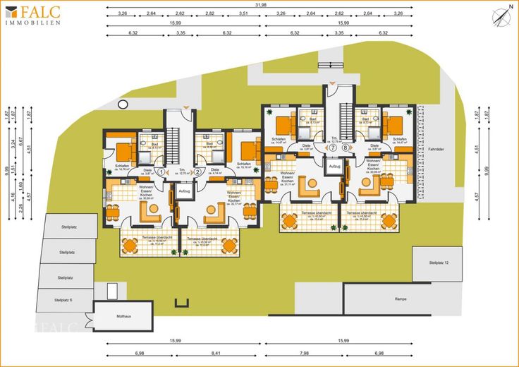 Charmante Erdgeschosswohnung mit Gartenanteil - Erstbezug! – Grundriss Erdgeschoss