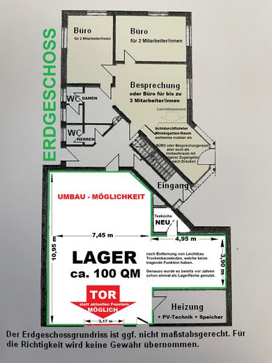 Autarke Business-Residenz NRW in Autobahnnähe: Wo Innovation auf Expansion trifft (PROVISIONSFREI) – Erdgeschoß Umbaumöglichkeit