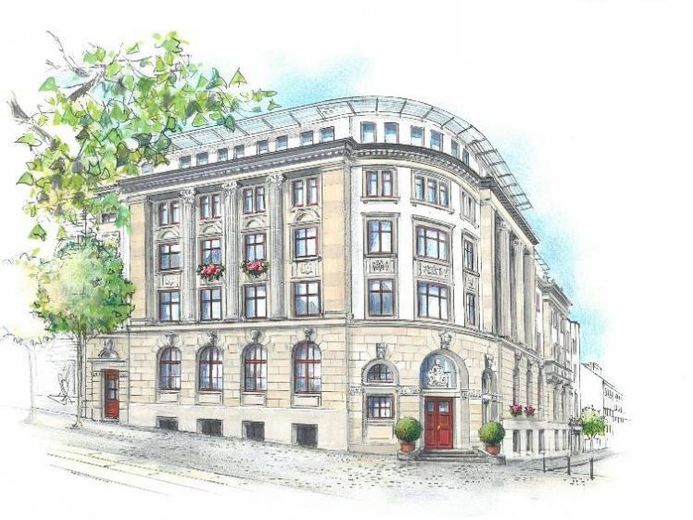 Bahnhofstr. 38, Wohnung 5 ~~~ Einbauküche, Loggia, Fußbodenheizung, Parkett, Bad mit Wanne und Dusche, Gäste-WC – Foto 1