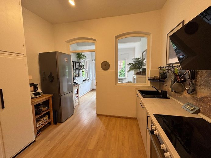 Quiet 5-room period apartment with garden in Kirchheim/Teck – Küche