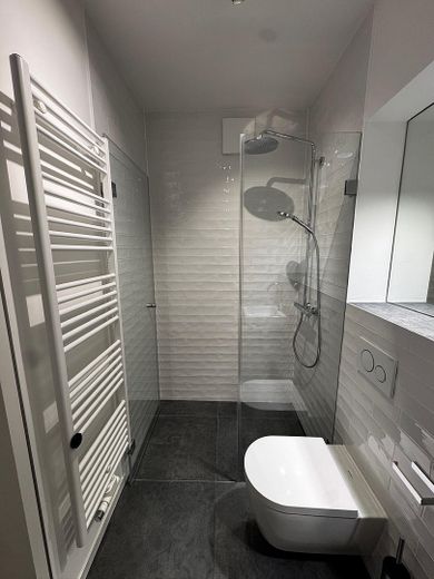 Penthouse met sauna, open haard, SmartHome, 2 TG-plaatsen direct bij het St. Franziskus-hospital – 07 Gäste-WC