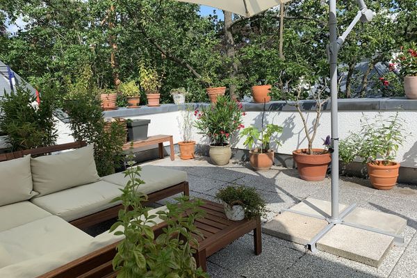 Sin comisión: Dúplex de ático lleno de luz con terraza en la azotea de 24m² en Potsdam-Babelsberg