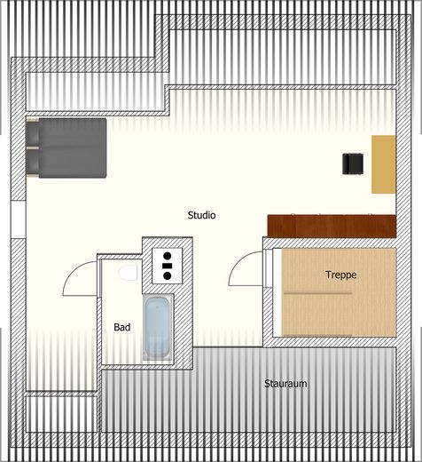 Provisionsfrei - Freistehendes Einfamilienhaus mit großem Garten nahe Stadtplatz und Innauen – Dachgeschoss
