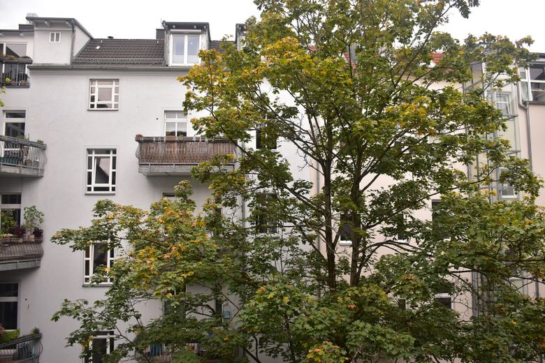 Balkonblick Wohnzimmerseite