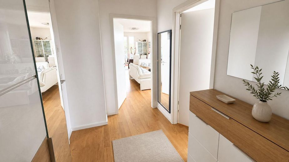 Dachgeschosswohnung mit Penthouse-Feeling – Flur