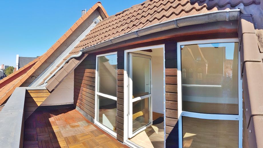 Maisonette mit Dachterrasse in centrumsnaher Anliegerstrasse – Dachterrasse