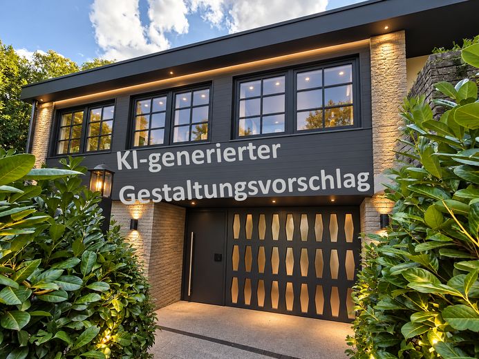 Maison d’architecte représentative dans un emplacement privilégié de Bad Nenndorf – KI-Vorschlag Front