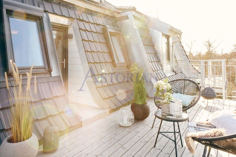 Exklusives Wohnen über den Dächern von Lichterfelde – Dachterrasse