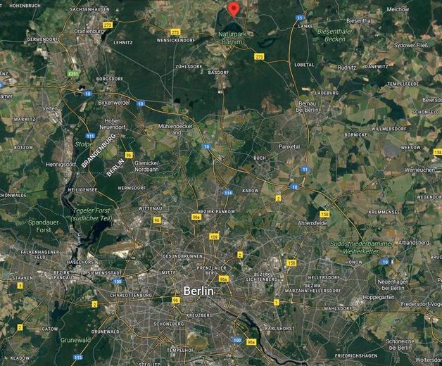 Lage Grundstück zu Berlin