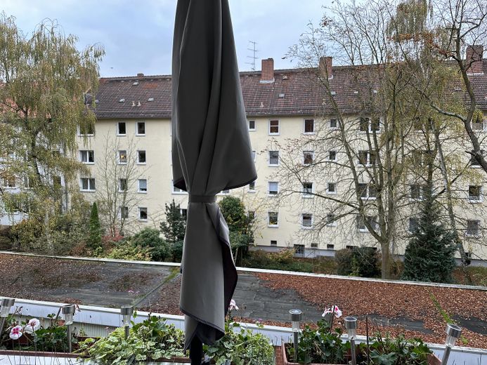 Blick vom Balkon