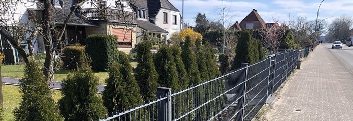 neue Zaunanlage