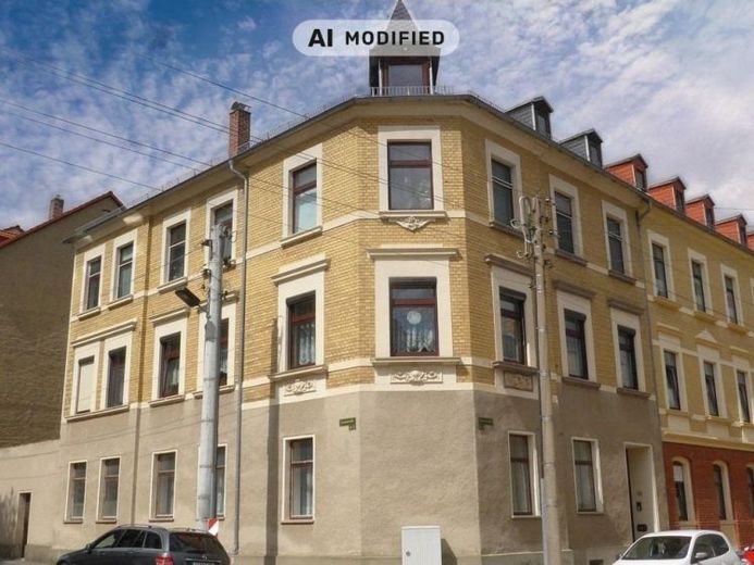 kleines, stilvolles Gebäude mit Garage – Foto 1