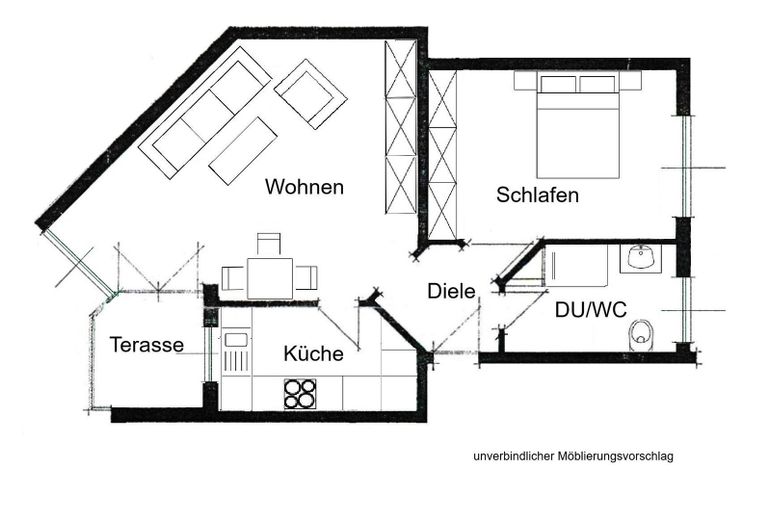 Helle 2.5 Zimmerwohnung in Gottmadingen mit Terrasse, provisionsfrei – Foto 19