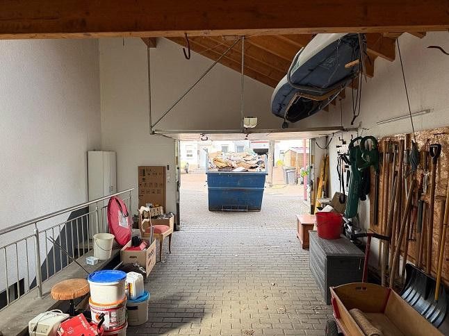 Blick aus der Garage