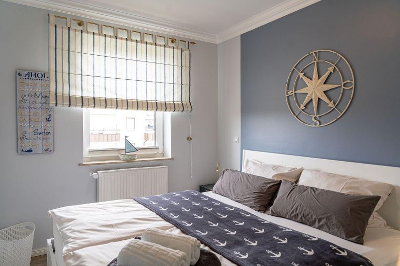 ##Reserviert## Sonnige 2-Zimmer Ferienwohnung mit Meerblick – Schlafzimmer