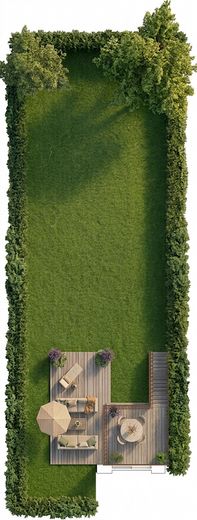 Grundriss Garten