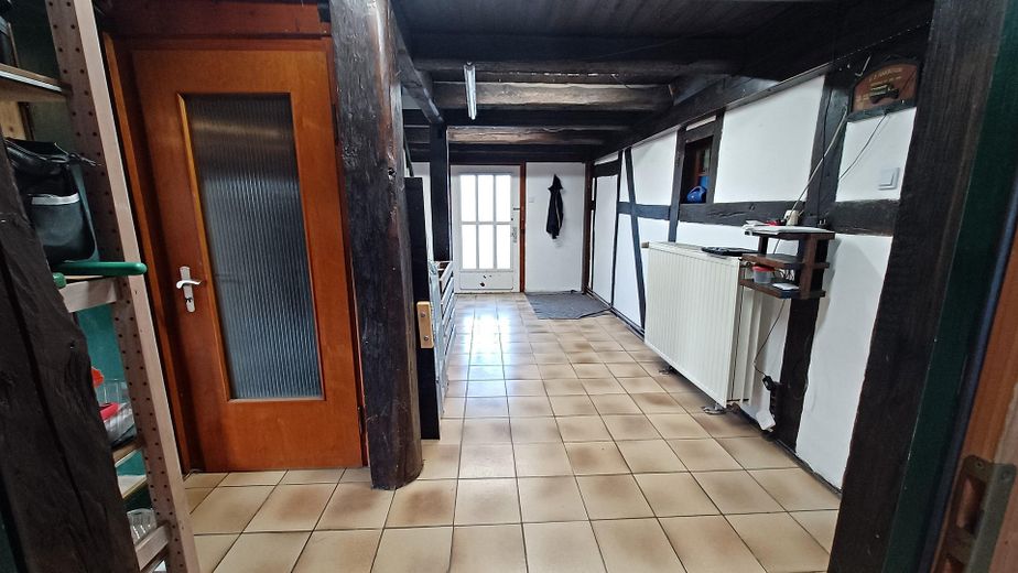 Diele EG mit Tür Kellertreppe