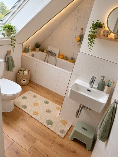Schledehausen-4 Zimmer Familienglück – Kinder Badezimmer