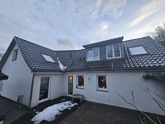 Innenhof mit Velux fenstern