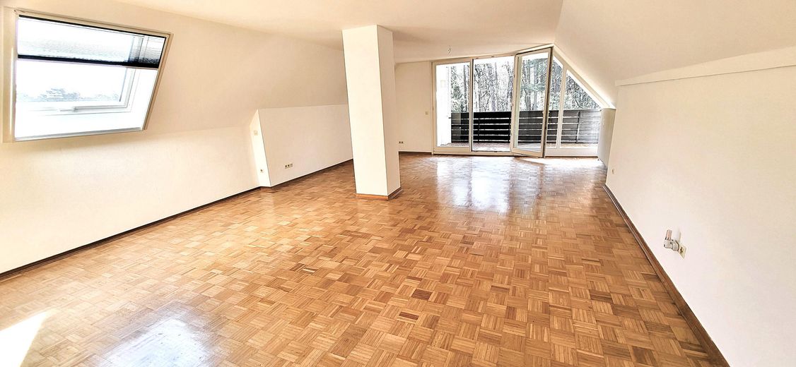 Große sonnige Wohnung in Traumlage, verkehrsgünstig, 20 Min. bis Hauptbahnhof – Wohnzimmer