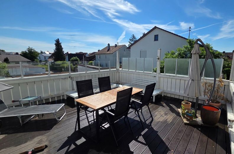 3-Zimmer-Dachterrassenwohnung Ingolstadt-Ringsee – Dachterrasse Süd