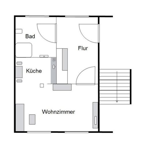 Komfortable möblierte Wohnung EG, “zentral und doch ruhig“ – Foto 4