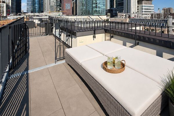 Luxus-Penthouse mit Skyline Blick