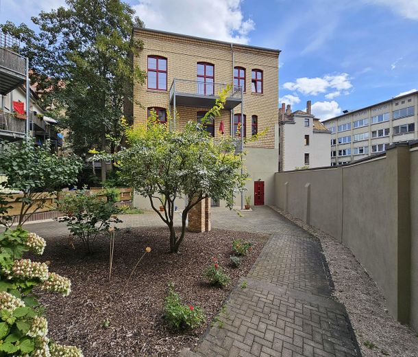 Blick Remise Innenhof