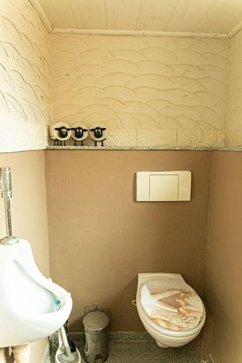 Landhaus Generationenhof mit bis zu 10 ha Land und Bachlauf – Gäste WC 