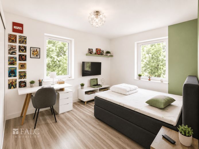 Großzügige Stadtvilla mit Pool und pflegeleichtem Parkgrundstück – Kinderzimmer 2
