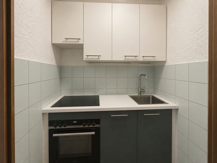 2-Zimmer Wohnung am Waldrand – Küchenzeile