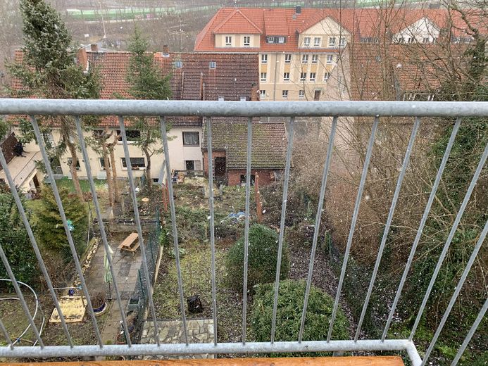 Moritzberg: 4,5-Zimmer-Maisonette-Wohnung mit Balkon und Garten – Balkon