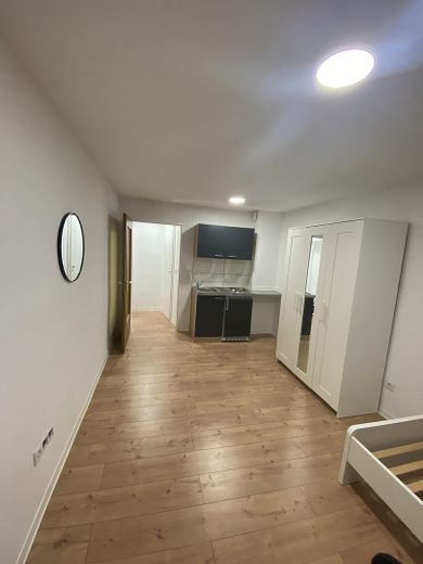 1 Zimmer-Apartment renoviert und neu möbliert, super zentral! – Wohnraum