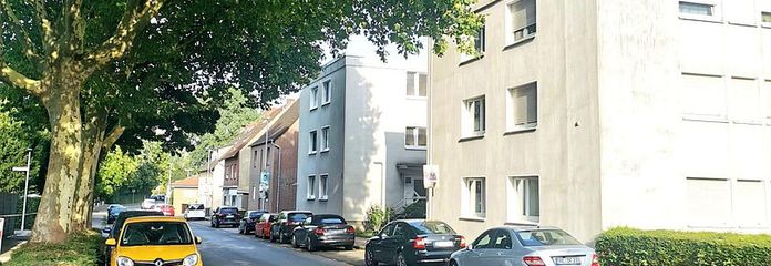 Ruhige Stichstraße Eingang