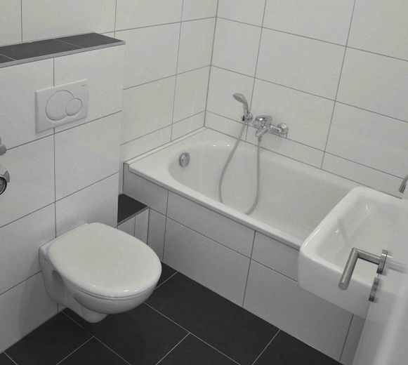 1-Zimmer Appartement – Bad