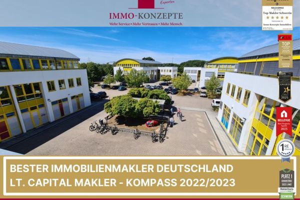 Sede TOP per ufficio/studio/attività commerciale in posizione 1A a Schwerin da 100 m² a 2.343 m² + posti auto
