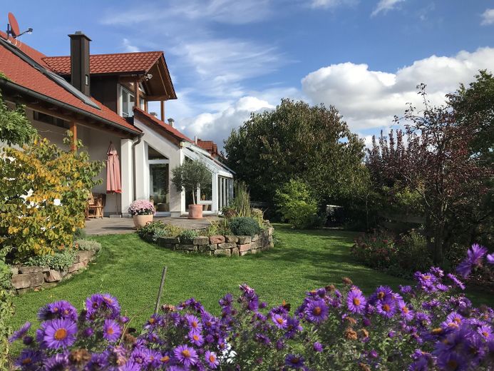 Rückansicht Garten