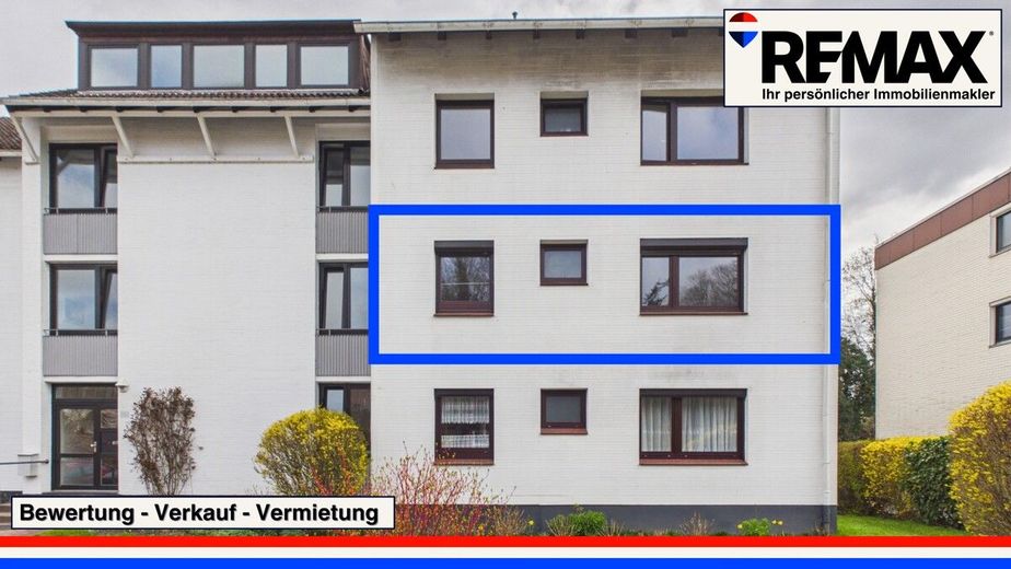 3-Zimmer-Wohnung mit großer Loggia in ruhiger Lage von Flintbek – Titelbild