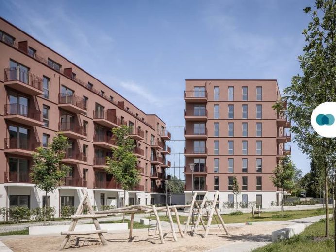 Berlin'de modern yaşam: Ferdinand's Garden'da ankastre mutfaklı ve BALKONLU geniş 2 odalı daire – Außenansicht IV