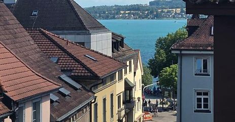 BODENSEE'DE GERÇEKTEN EŞSİZ BİR FIRSAT – Sicht vom Balkon auf den See