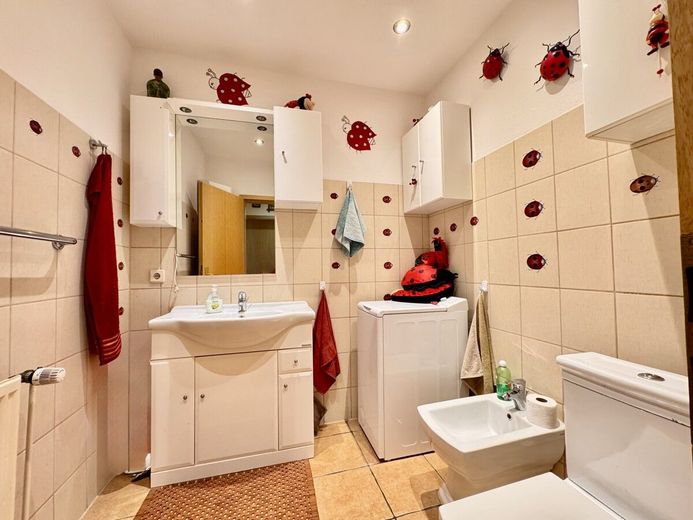 HORN IMMOBILIEN ++ großzügige Wohnung mit Terrasse und Garage in Grambow bei Löcknitz – Toilette