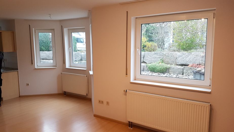 Wohn - Esszimmer zur Südseite