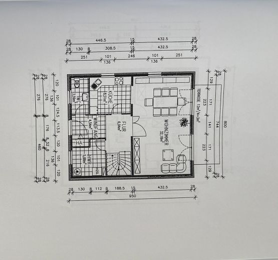 Dom jednorodzinny na obrzeżach Drezna – Grundriss EG
