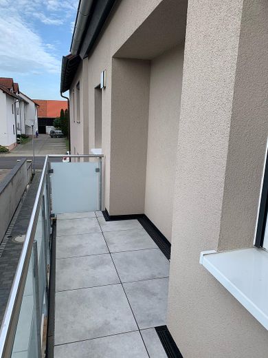 Wohnungen im 1 OG 80m² – Südwestbalkon mit Blick nach S