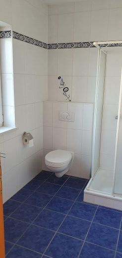 Helle, moderne Doppelhaushälfte in ruhiger Ecklage – sofort bezugsfertig! – Gästebad unten mit Dusche