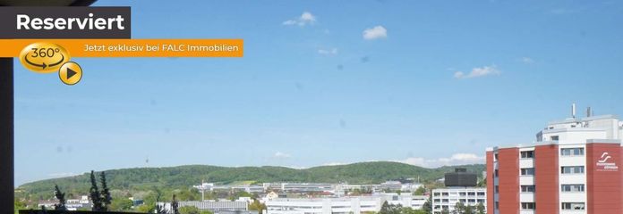 Blick vom Balkon