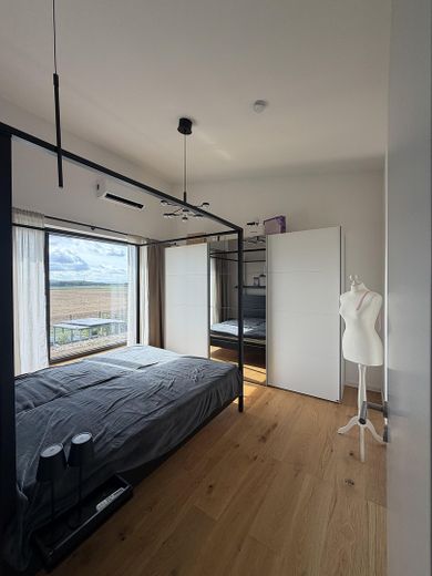 Mönchstockheim Architektenhaus - trifft auf grenzenlose Aussicht – Schlafzimmer_OG