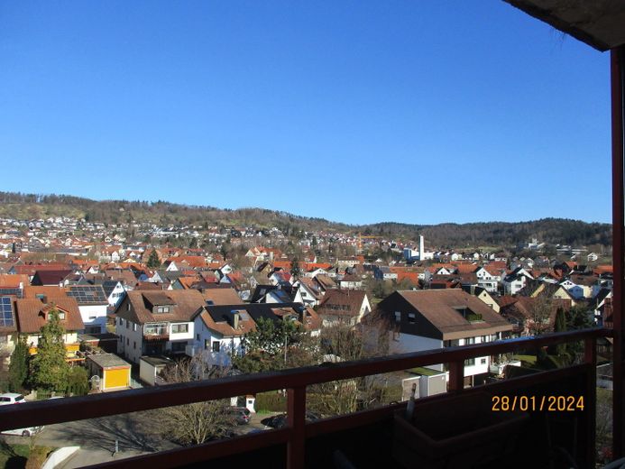 Aussicht vom Balkon