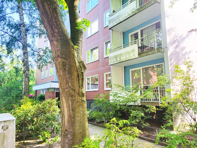 Provisionsfreie 2-Zimmer-Wohnung in Hamburg-Meiendorf | Eigennutzung oder Kapitalanlage – Wohnung rechts Hochparterre