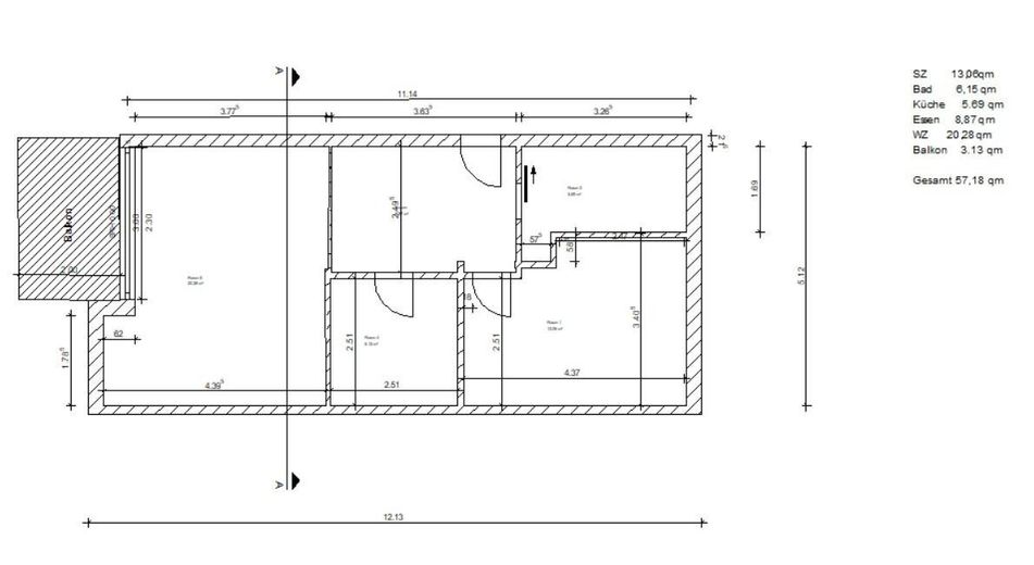 Grundriss 4.OG Wohnung